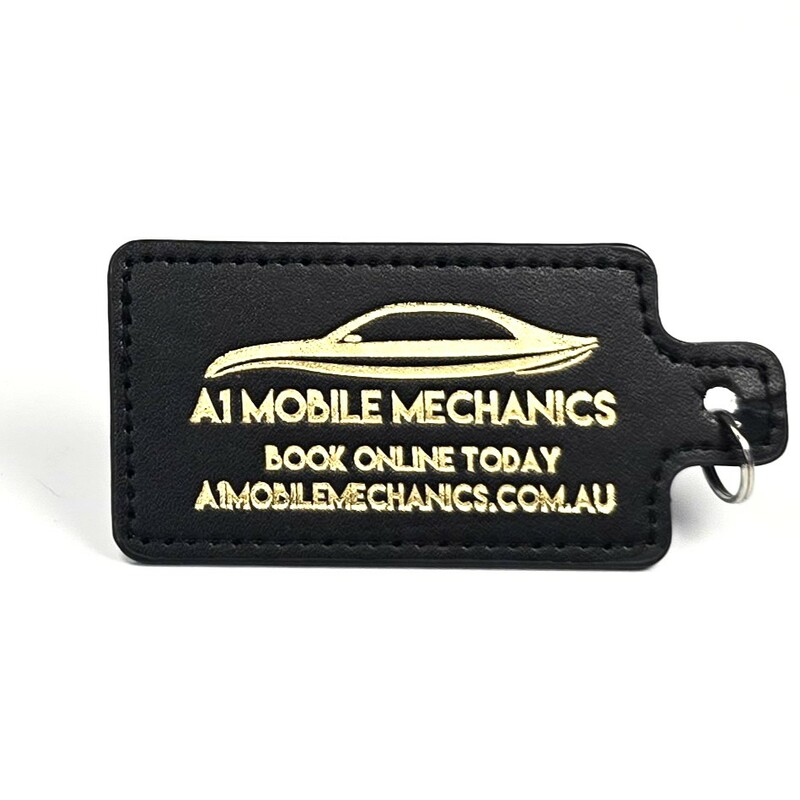 Genuine Leather Key Tag