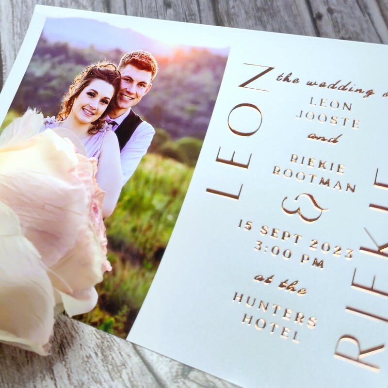 Photo paper Invitations, 15 x 10cm or 18 x 13cm
